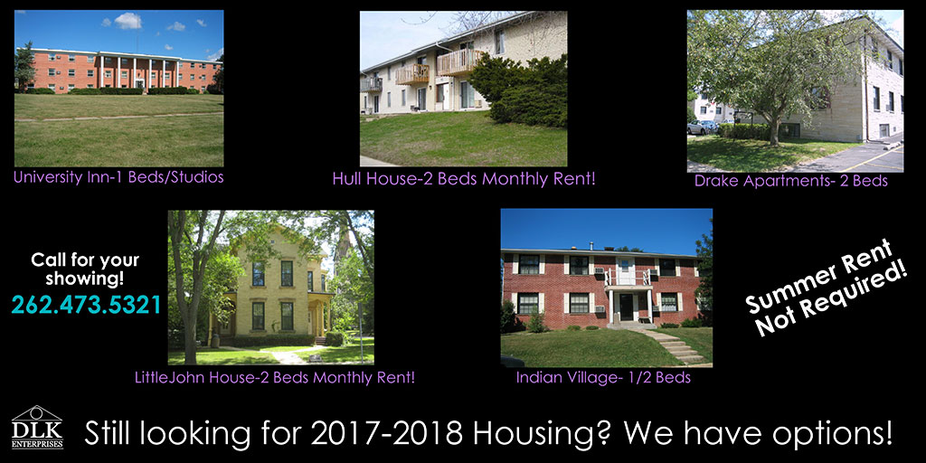 DLK Rentals The Leader in UWWhitewater Student Rentals